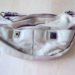 Light peach leather bag